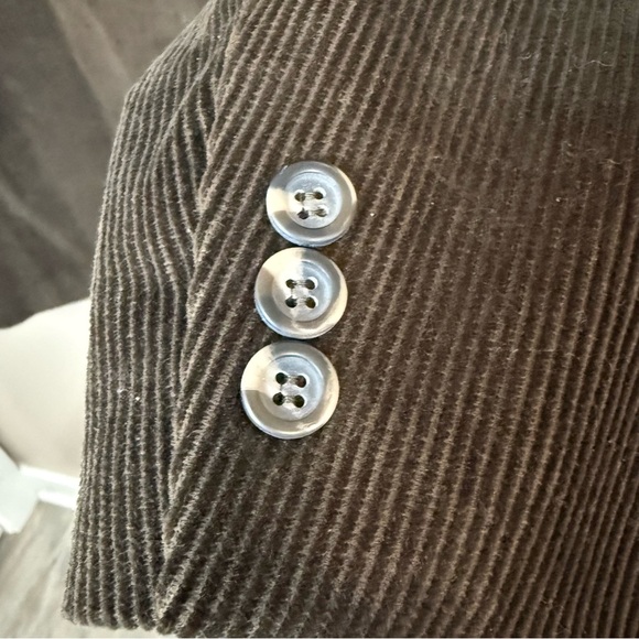 NWT Metro Club Collection Dark Brown Corduroy Blazer Academia Professor Mens 46L - Picture 7 of 13